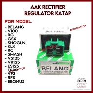 AAK KATAP REGULATOR RECTIFIER  BELANG V100 RG GSX SHOGUN KLX RC SMASH VS125 VR125 ES125 FR80 VF3 RFS