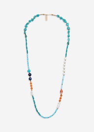 Revival - สร้อยคอ Azure Horizon พร้อมหินเทอร์ควอยซ์และไข่มุก