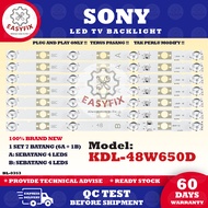 SONY INCH KDL-48W650D 48 LED BACKLIGHT TV LAMP 48W650D 48W650 KDL48W650D KDL-48W650 Mla10 KDL-