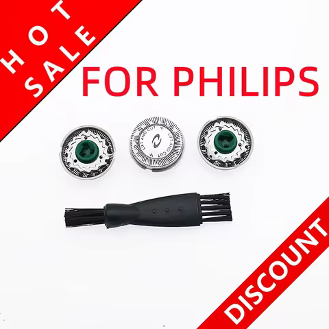 3pcs HQ64 Replacement Head razor blade for philips shaver HQ54 HQ6070 HQ6071 HQ6073 HQ7310 HQ7325 HQ