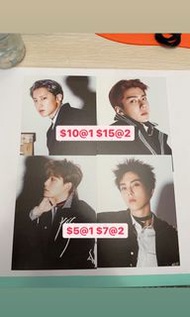 EXO小卡 exo卡 exo收卡 exo放卡 燦烈 伯賢 世勳 kai suho xiumin D.O. Chen Lay 張藝興 小卡可小議