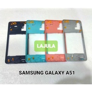 bezzel bezel tutup mesin tulang samping samsung galaxy a51 ORIGINAL