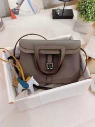 Hermès Halzan 25 8f 灰銀