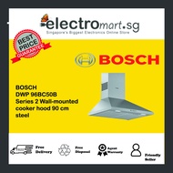 BOSCH DWP 96BC50B Series 2 Wall-mounted  cooker hood 90 cm  steel