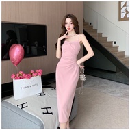 beige formal dress for women summer dress plus size beach dress outfit midi bodycon dress with slit