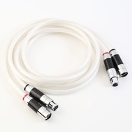 川木W160 5NOCC純銀發燒級卡農平衡線音響功放XLR卡儂音訊線