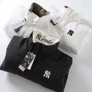 [香港現貨7日發] MLB YANKEES 刺繡logo 雙面穿羽絨外套 3色可選 男裝