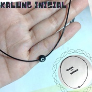 Initial Necklace Name Rope Necklace/