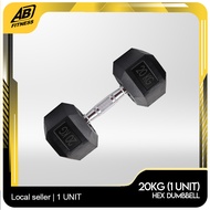 Vigor Fitness Hexagon Dumbbell Weight Training Fitness Dumbbell (20kg) / Hesagon Dumbbell  (20kg)