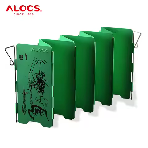 Alocs CS-B05 Outdoor Stove Windshield Aluminum Alcohol Gas Stove Windscreen Camping Picnic Cooker Wi