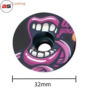 BS Super Light Cool MTB Road Bike Bowl Cover Bicycle Stem Top Cap For 28.6mm Fork Tube Headset Cap C