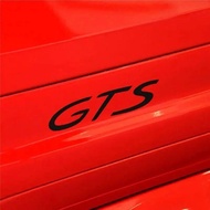 2PCS Car Styling GTS Body Emblem Badge Sticker For Porsche Cayenne Cayman Panamera Macan 911 718 928