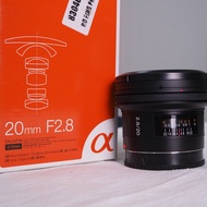Sony SAL20mm f2.8 (A mount)