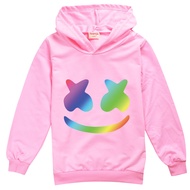 [In Stock] DJ Marshmello Printed Boy Hooded Sweatshirt Spring Autumn Hoodies for Kids Boys Girls Kid