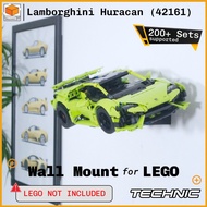 Wall Mount For Lego Technic Lamborghini Huracan (42161) (2 In 1)