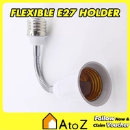 E27 To E27 Light Bulb Socket Extender Bulb Extension Adapter Bulb Holder Flexible Gooseneck Converte