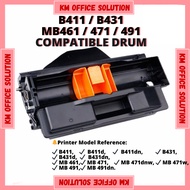 Compatible OKI B411 B431 B411d B411dn B431d B431dn MB461 MB471 MB471dnw MB471w MB491 MB491dn Drum