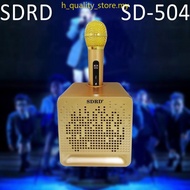 Single microphone Wireless Bluetooth portable karaoke speaker Manual set SDRD (Model: SD-504)