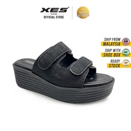 XES Elite Ladies ELC027-X15 Sand Sparkle Wedges ( Black / Light Gold  )