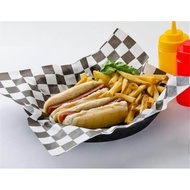 ❀250/500pcs Deli Paper Checkered Disposable Food Grade Wax Papers Dry Sheets BBQ Bread Wrap Liner 30