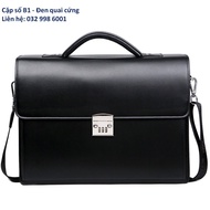 bag leather office number lock, 14inch laptop bag B1 bay_muoi1