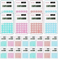 Hoteam 16 Pcs Pocket Size Calculator for Students Bulk Mini Handheld Calculator Basic Standard Calcu
