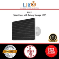 EZVIZ 12W Battery Solar Panel Clean Energy Double Charging Ports with Battery Storage For Ezviz Outd