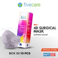 Best! Fivecare - Masker 4D Surgical 4 Ply Surprise Colour | Masker