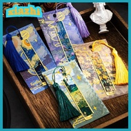 XIAZHI Reading Book Clip, Hollow Sunflower Lotus Metal Bookmark, High Quality Metal Oil Painting Pag
