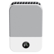 (VCBZ) Waist Clip Fan on Fan for Shirt Portable Personal Neck Fan with Display of Remaining Power fo