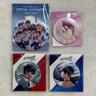 Free!男子游泳部 The Final Stroke Special Big Canbadge Badge 襟章 七瀨遙 Haru Haruka 松岡凜 Rin 橘真琴 Makoto 葉月渚 Nag