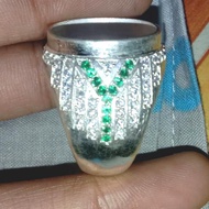 Ring perak model tanam