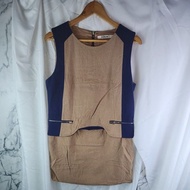 Second-Hand Dress HOPESHOW&ITGIRL Brand Good Condition Sign Work Quality Korean Sleeveless Cream Col