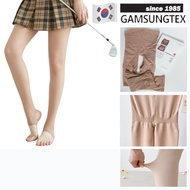 Women's STOCKING GOLF Trimmer Stockings Without Target FOOT LOOP CROTHLESS 15D L35805-Love Green