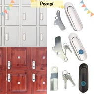 PDONY Door Mailbox Lock, Aluminum Alloy with Key Mechanical Door Lock,  Mechanical DIY Hardware Cabinet Box Lock Cupboard