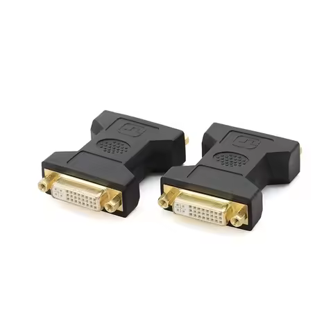 DVI to DVI adapter Female to Female Converter Gold Plated DVI 24+5 F-F Connector High Quality DVI Jo