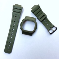 ARMY GREEN BNB STRAP BEZEL GSHOCK G SHOCK DW 5600 GW B5600 GW 5000 DW5030 DW 5735 DW 5700 SOLID