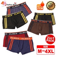 MU SELUAR DALAM BOXER LELAKI DEWASA/ MEN BOXER/ MEN COTTON UNDERWEAR 4402/ BOXER DEWASA LELAKI/ SELU
