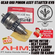 Original AHM Gear Pinion Starter Honda Beat Karbu Vario 110 Karbu Scoopy Karbu Spacy Karbu Pinion As