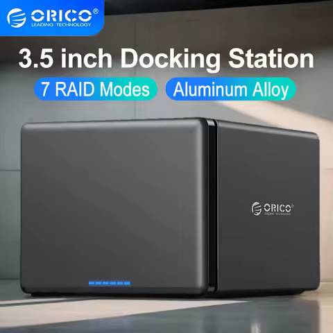 ORICO External Hard Drive with RAID 3.5 Inch Alumium HDD Enclosure 5Gbps HDD Docking Station Support