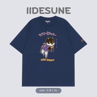 IIDESUNE-Japanese Style T-Shirt With "RUGBY FONT" Screen