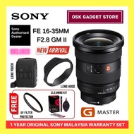Sony FE 16-35mm F2.8 GM II Premium Wide Angle Lens | With Free Gifts | 1 Year Sony Malaysia Warranty