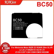 BC50 Battery For Motorola Moto RIZR Z3 ROKR Z6m SLVR L2 L6 L7 KRZR K1 K2 R1 Z1 Z3 E8 C257 C261 E690 