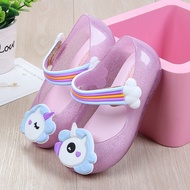 รองเท้าเด็ก Melissa Little Pony Unicorn รองเท้าเยลลี่เด็ก รองเท้าแตะเด็ก