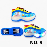 Sepatu 4 Roda Lipat Anak Sepatu Sneakers Karakter Sepatu Bermain Anak Sepatu Roda Lipat Anak - Skate