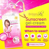 TERMURAH REFILL ISI ULANG SUNSCREEN GEL DAY CREAM SIANG BRILLIANT 50 GRAM ORIGINAL BRILLIANT BRILIAN