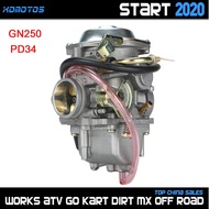 PD34 34mm Carburetor For Suzuki GN250 Motorcycle GN 250 250QY 250E-A 250GS Carburetor GN250 GN300 En