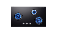 Rinnai RB-93UG 3 Burner Built-In Hob with Schott Glass (black) Top Plate