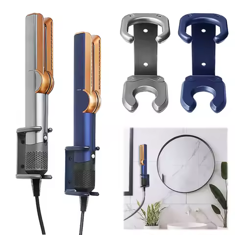 Wall Mount Holder for Dyson Airstrait HT01 Hair Straightener Metal Organizer Storage Rack Wall Mount
