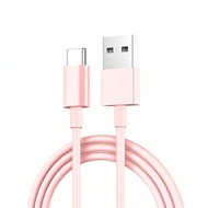 1PC USB C Fast Charger Cable,USB A To Type C Fast Charging Cable,480Mbps High-Speed Data Transmissio